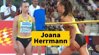 Joana Herrmann High Jump Germany #joanaherrmann #highjump #u18athletics #germangirl #trackandfield