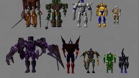 Beast Wars   S2   Special Features   Character Models 4