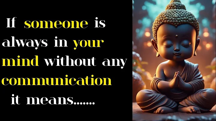 Why someone is always on your mind? Does that person think about you? #mind#buddha
