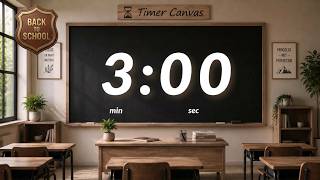 3 Minute Study Sprint 📚 Back to School Timer (180 Seconds)