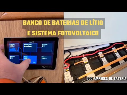 ⁣Instalação Completa do Banco de Baterias, Sistema Placa Solar e Acompanhamento Digital em Veleiro