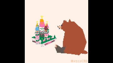 Power to the People ✊ making of timelapse in #picoCAD