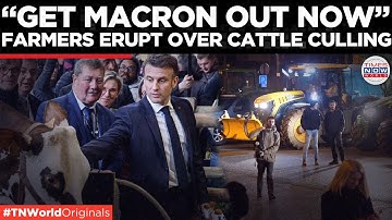 French Farmers Rage at Macron Over ‘Cow COVID’ Policy as Mass Culling Sparks Nationwide Protests
