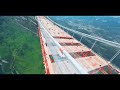 Aerial photography of Tianmen Bridge, casting the Great Wall in the sky in the mountains of Guizhou