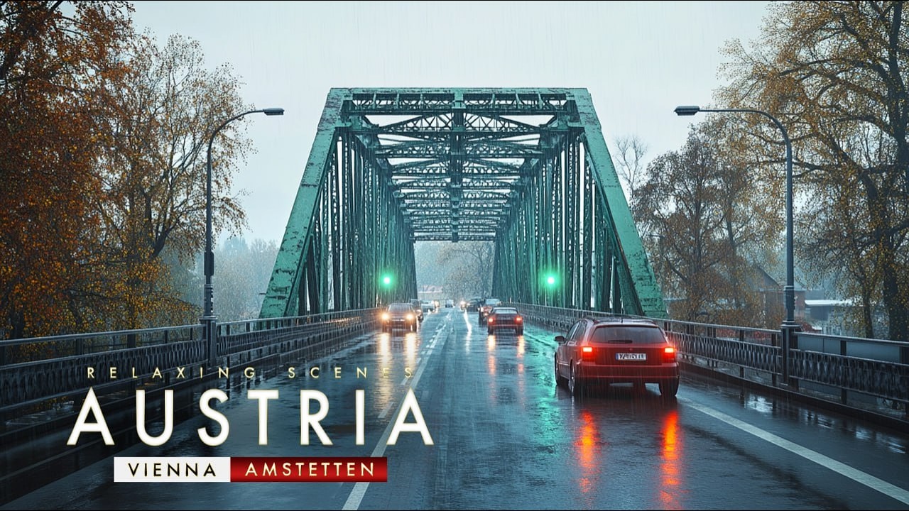 From Capital Streets to Austrian Countryside 🇦🇹 | Vienna → Amstetten 4K Drive