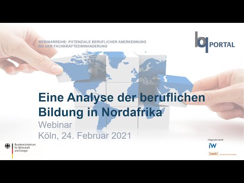 Analyse der beruflichen Bildung in Nordafrika (BQ-Portal Webinar vom 24.02.2021)