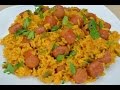 Arroz con Salchichas