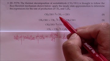 Steady State Approximation