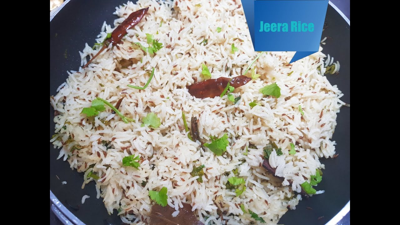 Jeera RiceFlavoured Cumin RiceDinner RecipeSonys world YouTube