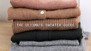 How to Style EVERY Type of Sweater ✨ best affordable cashmere sweaters ft. Quince