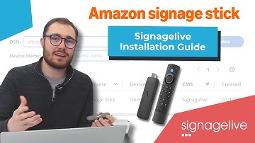 Configuring the Amazon Signage Stick and installing Signagelive