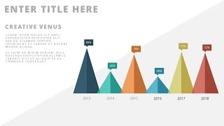 The Secret of Creating Custom Chart Design in Microsoft PowerPoint PPT |  Flat Chart Design