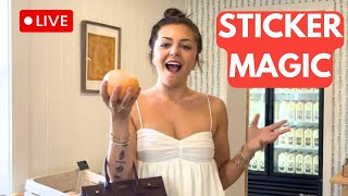 Sticker Magic! P59🔥#livestream  #shorts #usa #tiktok #funny #love #fyp  #trending #explore  #music
