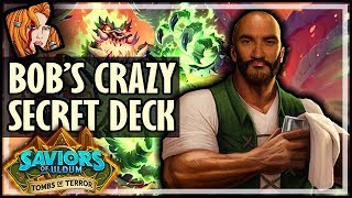 I TOOK BOB’S SECRET CRAZY DECK! - Tombs of Terror Hearthstone