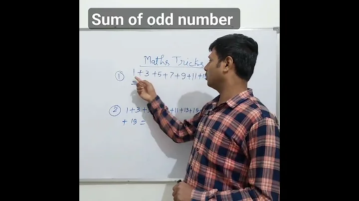Easy addition of consecutive odd numbers. #maths #tech #viral #ultimate #shorts #mathstricks #tech 👍