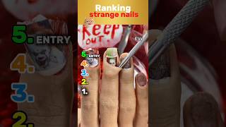 The Weirdest Nails You’ve Ever Seen! 😨#nails #strange