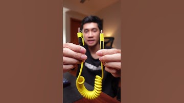 Cáp Sạc Gọn Bàn - Cáp Sạc Lò Xo Thu Gọn #dehungthu #shorts