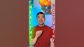 🍔 What Foods Are Healthy or Unhealthy? 🥦Let’s See! 🌟#kidslearning #learnthroughplay #healthyfood