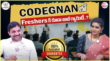 Codegnan : How to get SOFTWARE JOBS for freshers in 2025 | Job Opportunity and Software Course | MW