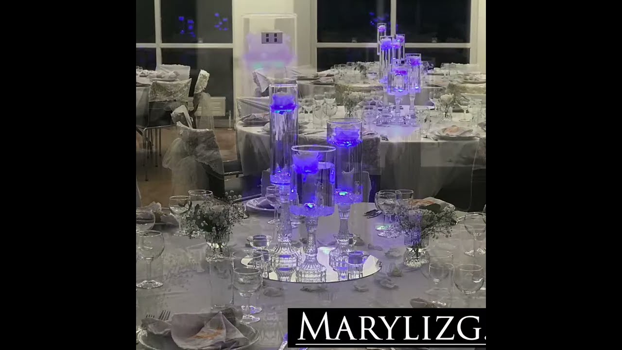 Unique vases centerpieces for wedding & events decoration/ Únicos centros de mesa para festas