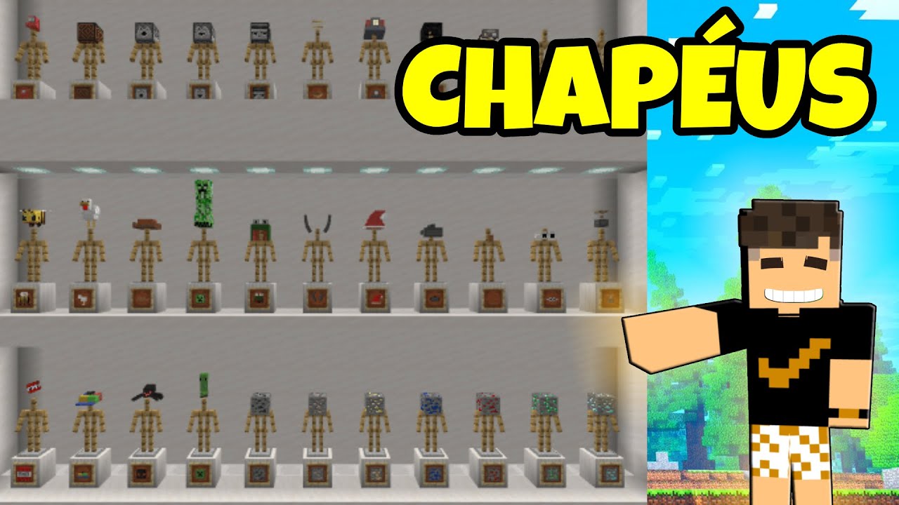 Minecraft Chapple π₯ CHAPΓUS 3D PARA MINECRAFT PE π₯ - YouTube