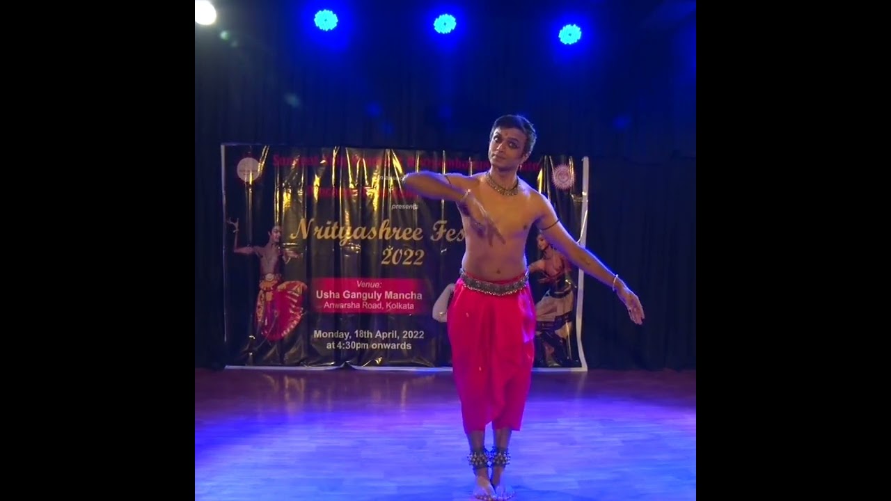 Nrityashree Festival 2022 April _ Performance by Parshawanath Upadhayay in Kolkata Chamundeshwari