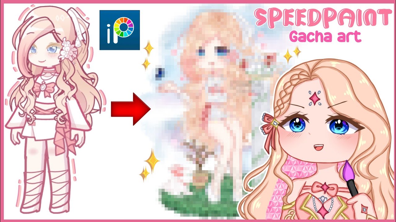 🌸♡ Speedpaint my gacha oc nancy ! ️🎀 IBIS PAINT X - YouTube