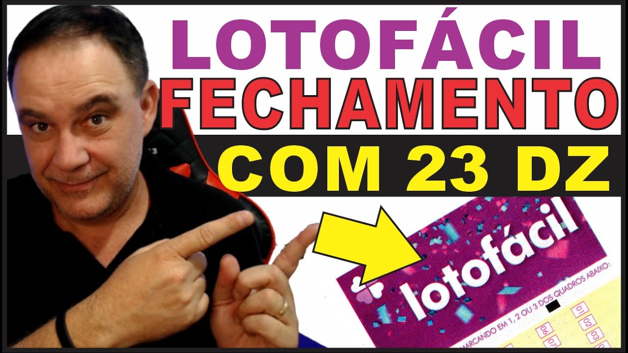 ENSINEI MESMO! Como Fazer Um Fechamento Para Lotofácil Com 23 Dezenas