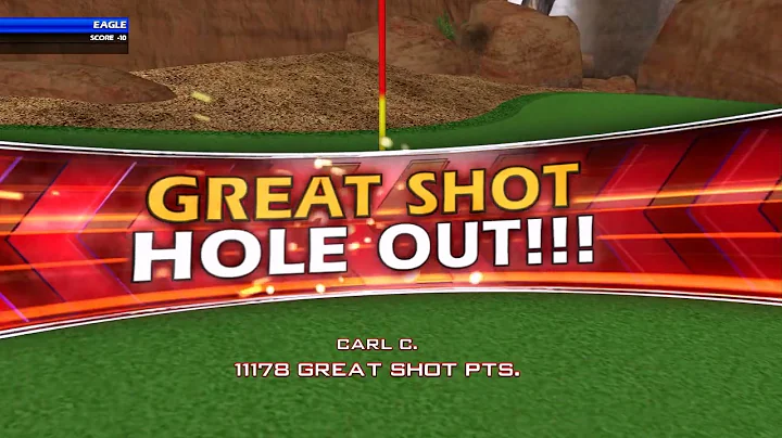 Golden Tee Great Shot on Grand Canyon!