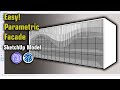 Parametric Facade Design in SketchUp | Wave-Like Surfaces with Curviloft
