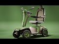 Vidéo: Scooter 4 roues électrique handicapé PMR Kuarz Vermeiren