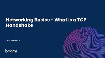Non-Product - Networking Basics - What is a TCP Handshake