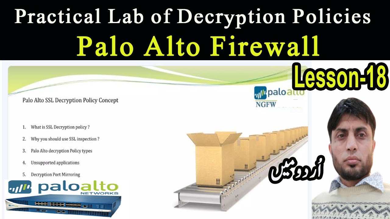 Decryption Policies of Palo Alto Firewall | PCNSA | Lesson-18