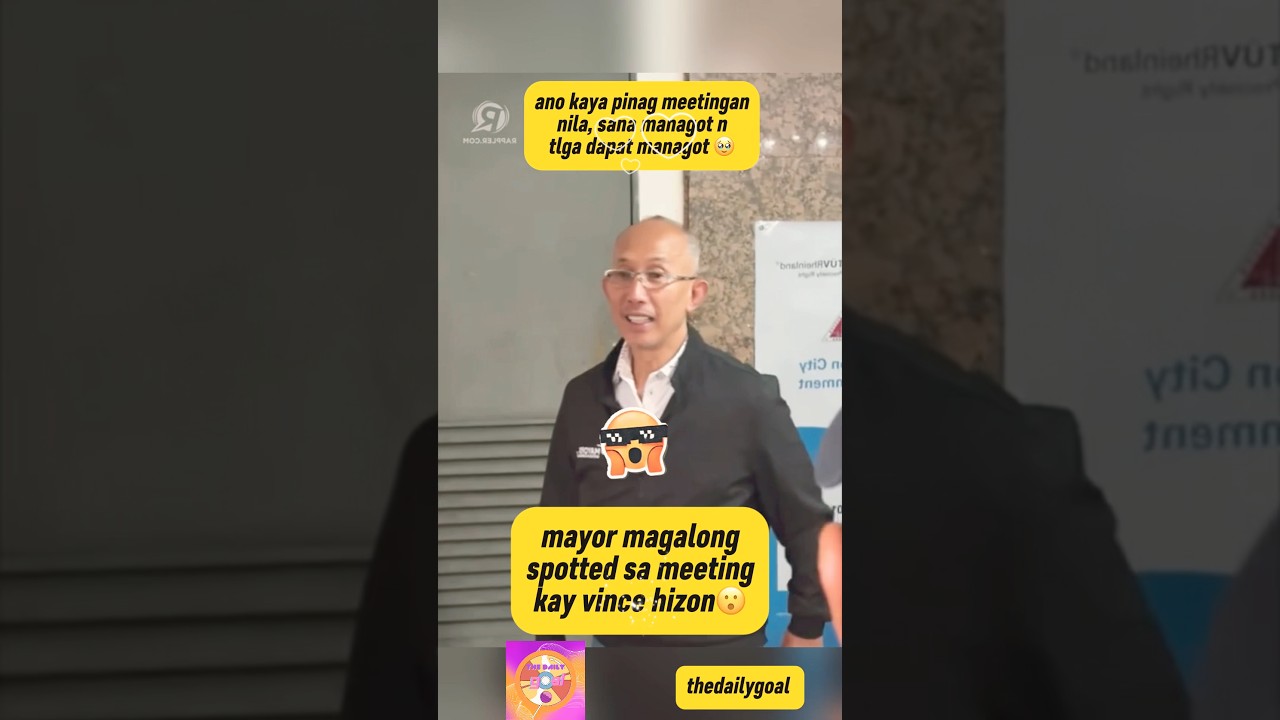mayor magalong nakipagkita kay vince hizon 😮