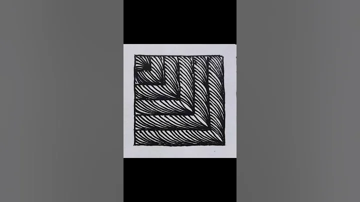 Zentangle art for beginners #youtubeshorts || Day 44/100 days project 🧚🫧