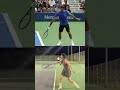 Tennis slice slow motion tutorial #wta #tennis #slowmotion