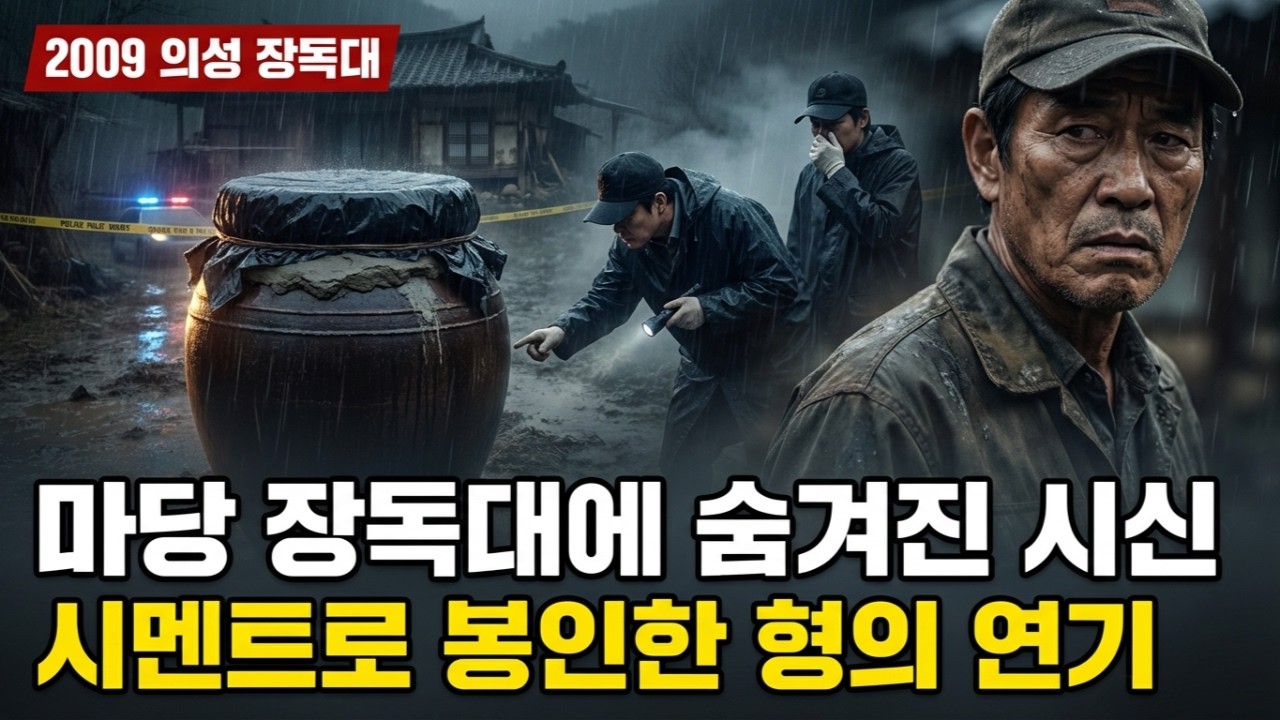 2009년 의성 40대 부부 실종, 빚 갚아달라 찾아간 친형 집 장독대 시멘트 속 충격 발견