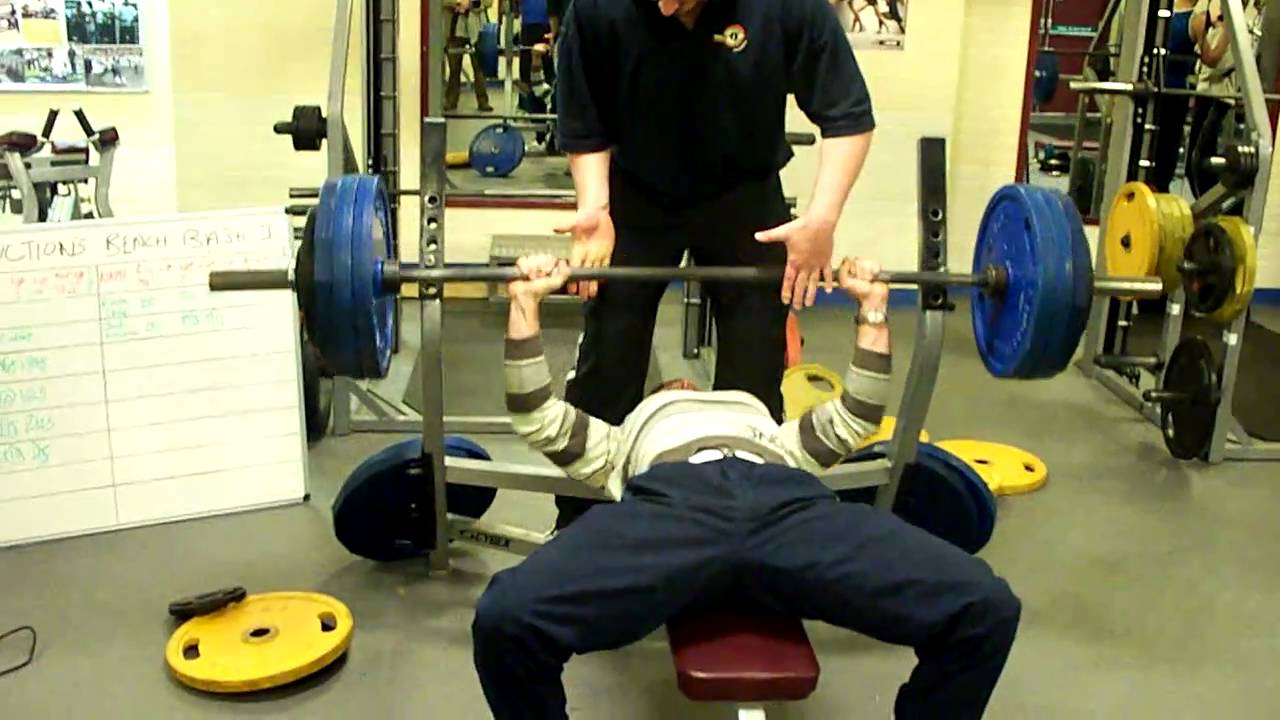 James' 162.5Kgs Bench Press The Junction in Broadstone YouTube
