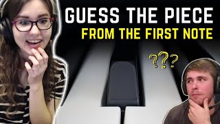 4 Pianists Guess the Piece Just from the First Note?!