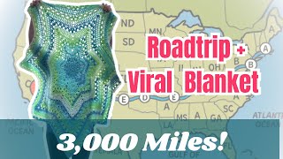 Betty McKnit’s 6-Day Star Blanket — Made During My 6-Day Cross-Country Drive!