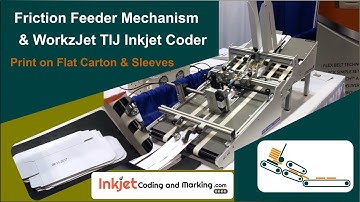 Friction Feeder Mechanism - Inkjet Printing Machinery Flat Cardboard Boxes