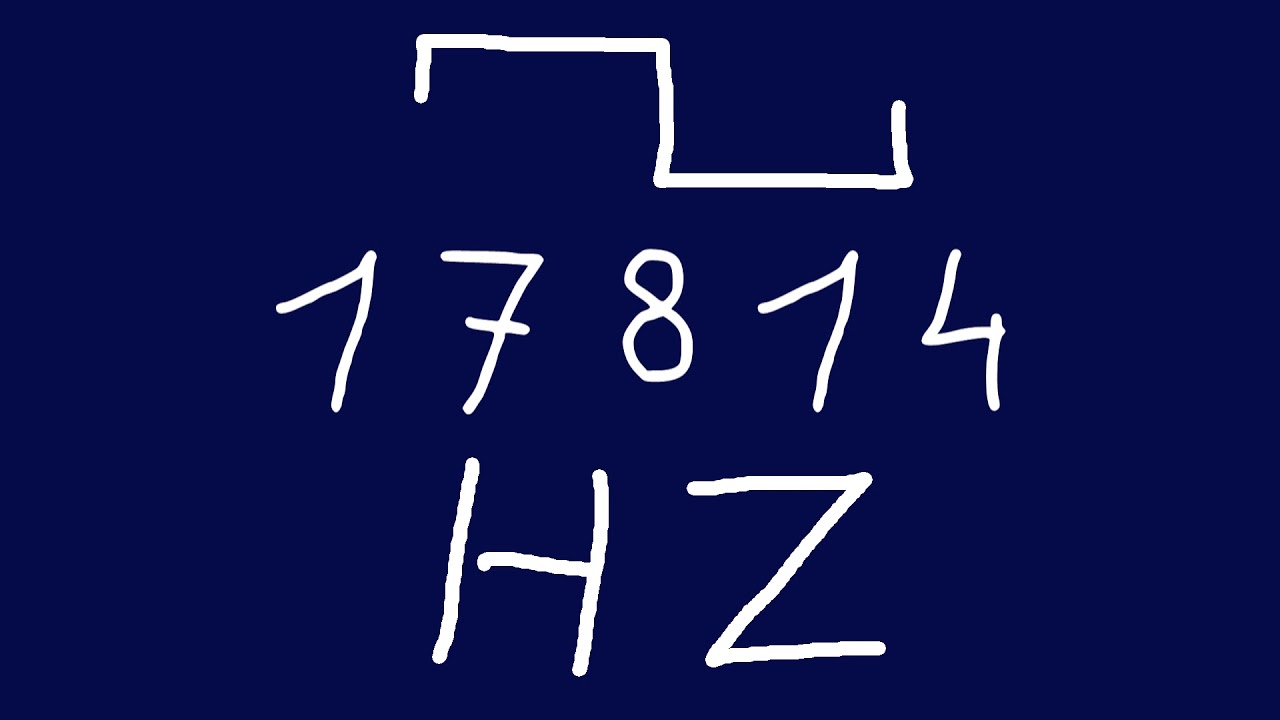 17814 hz square