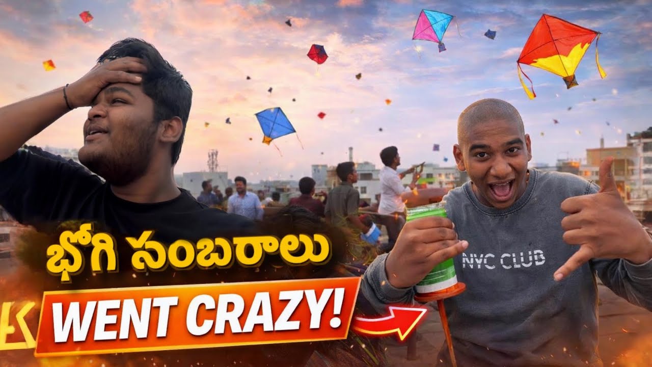 BHOGI WENT CRAZY 😱 | SANKRANTI DAY 01 KITE CUTTING MADNESS 🔥🪁