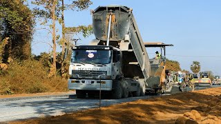 World Incredible Modern Road Construction Machines, Wonderful Fastest Gravel Paving Equipment 2024