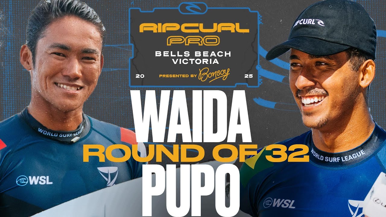 Rio Waida vs Samuel Pupo | Rip Curl Pro Bells Beach presented by