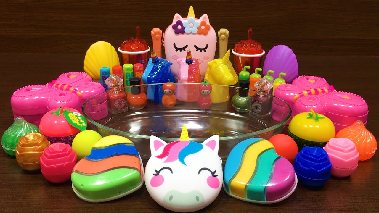 Mixing Random Things into Store Bought Slime | Relaxing Slime Videos 