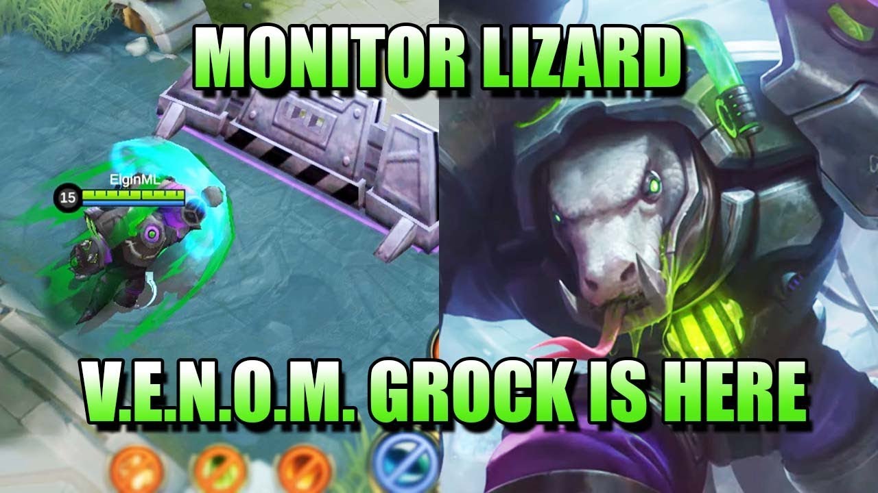 MONITOR LIZARD GROCK'S V.E.N.O.M. SKIN IS SCARY 🦎