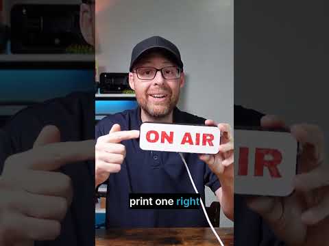 Make Your Own 3D Printed On-Air Sign! 💡