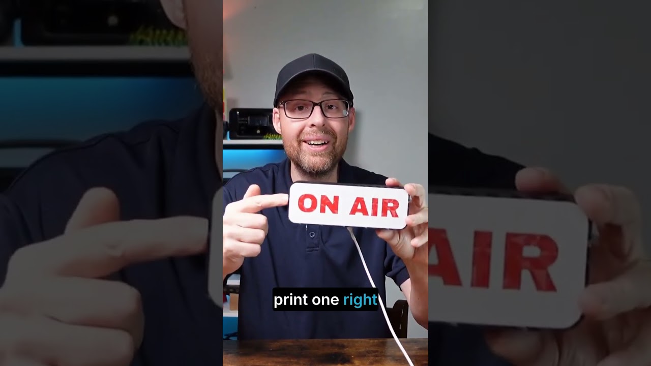 Make Your Own 3D Printed On-Air Sign! 💡