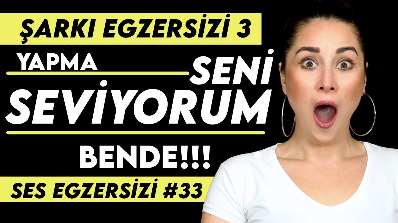 Güzel şarkı söylemek için ses egzersizi #33